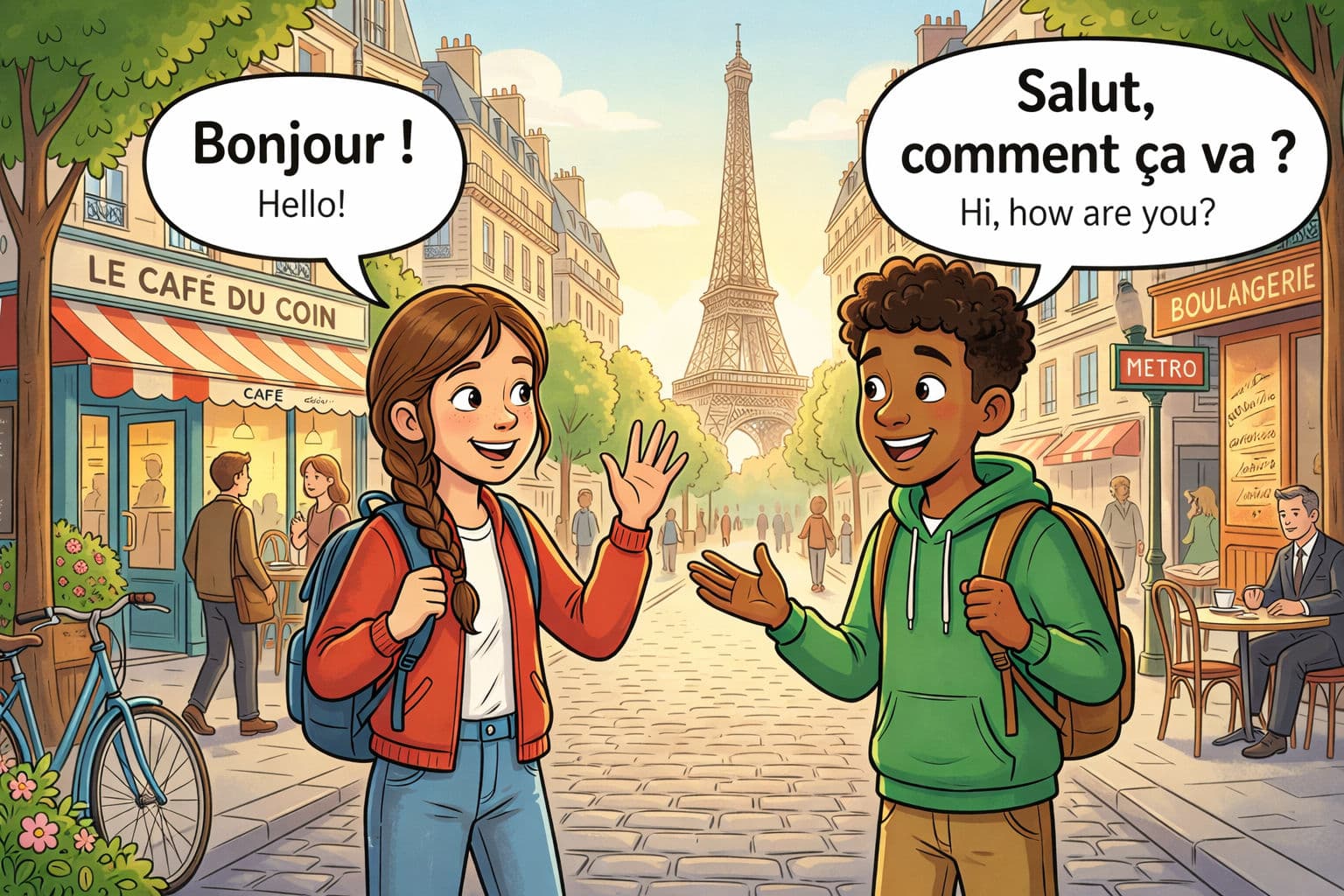 Basic French Greetings – Complete Beginner Guide (A0 Level)